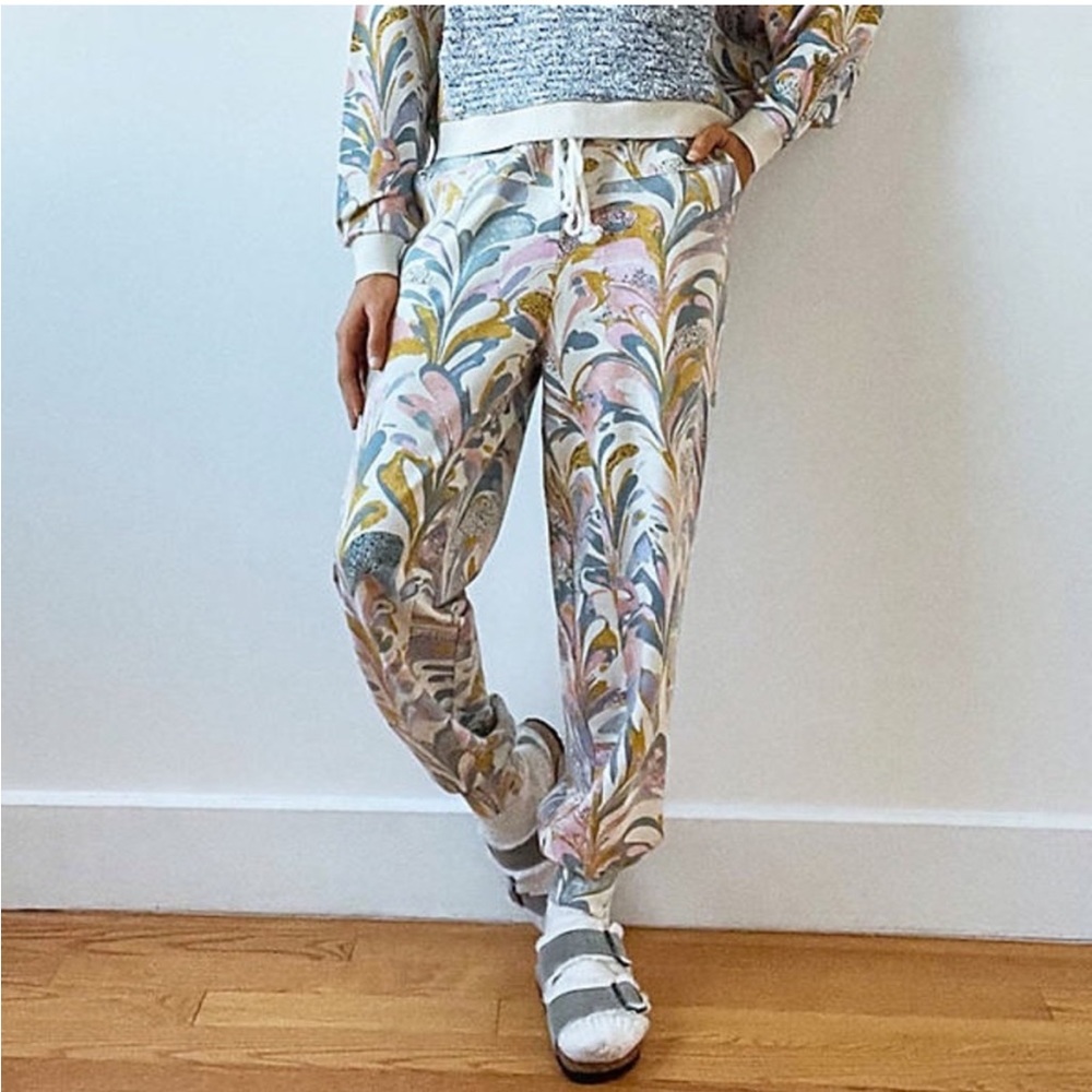 Anthropologie | FLORA PRINTED JOGGERS - XS